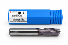 Kyocera SGS 48689 18mm 2 Flute Ti-NAMITE-A AlTiN Coated Carbide Square End Mill - Twin Eagle Imports