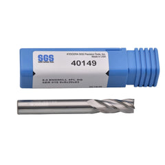 Kyocera SGS - 8.0mm 4 Flute Uncoated Carbide End Mill Short Series - Twin Eagle Imports