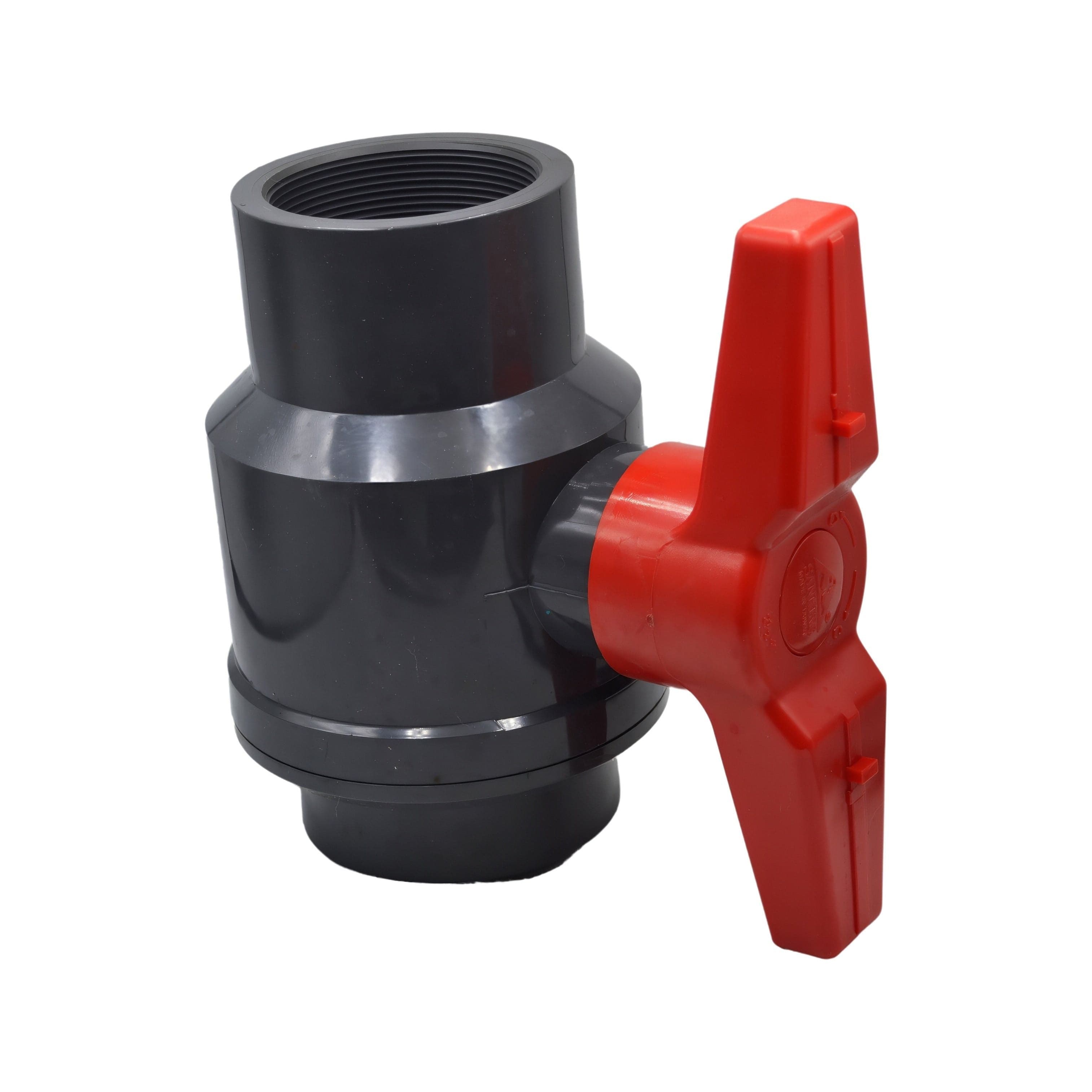 LD Valve Ball Valve x1 PVC Pipe Female/Female 2 1/2" BSP Thread Ball Valve