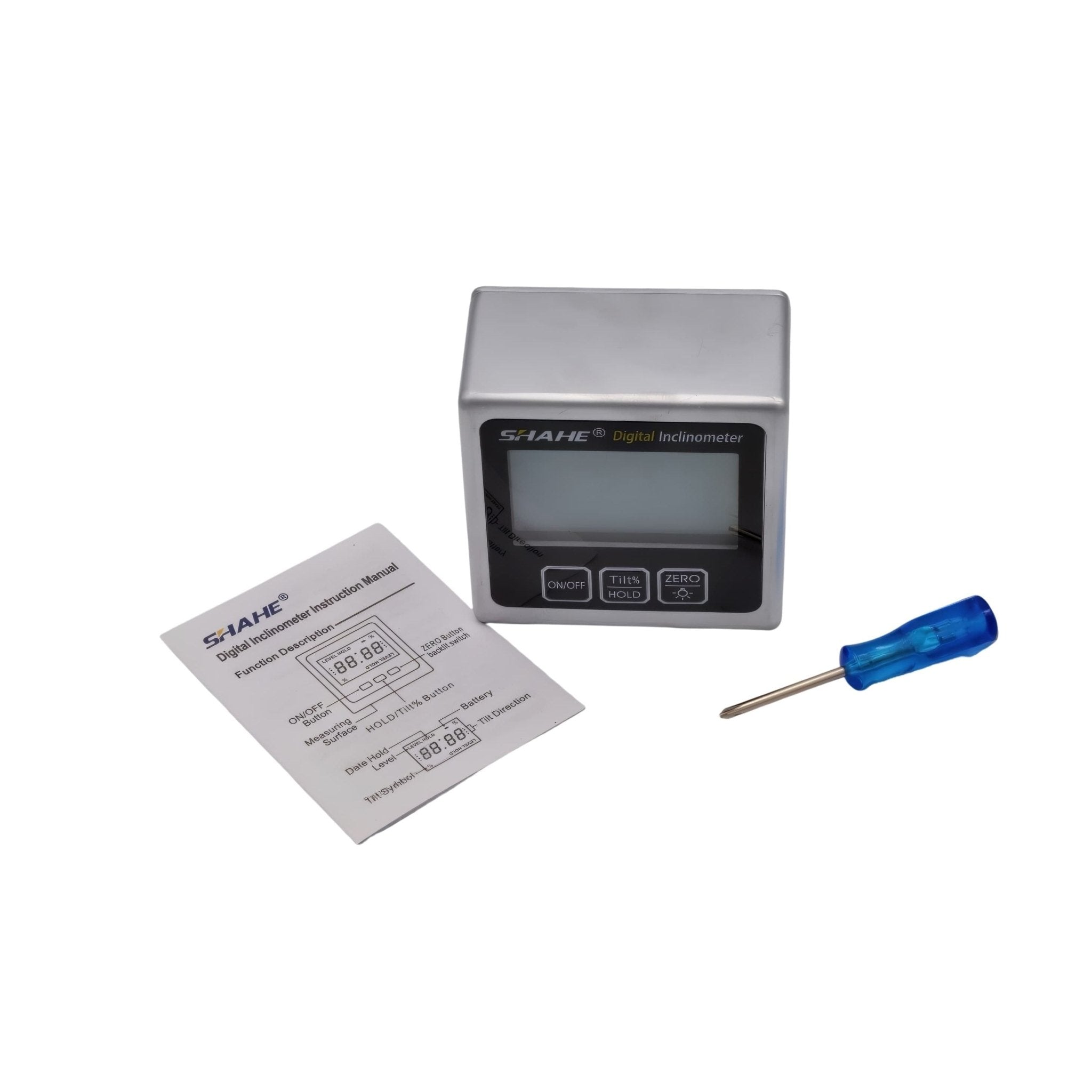 Metal Digital Spirit Level Angle Gauge with Magnetic Base LCD Display - Twin Eagle Imports