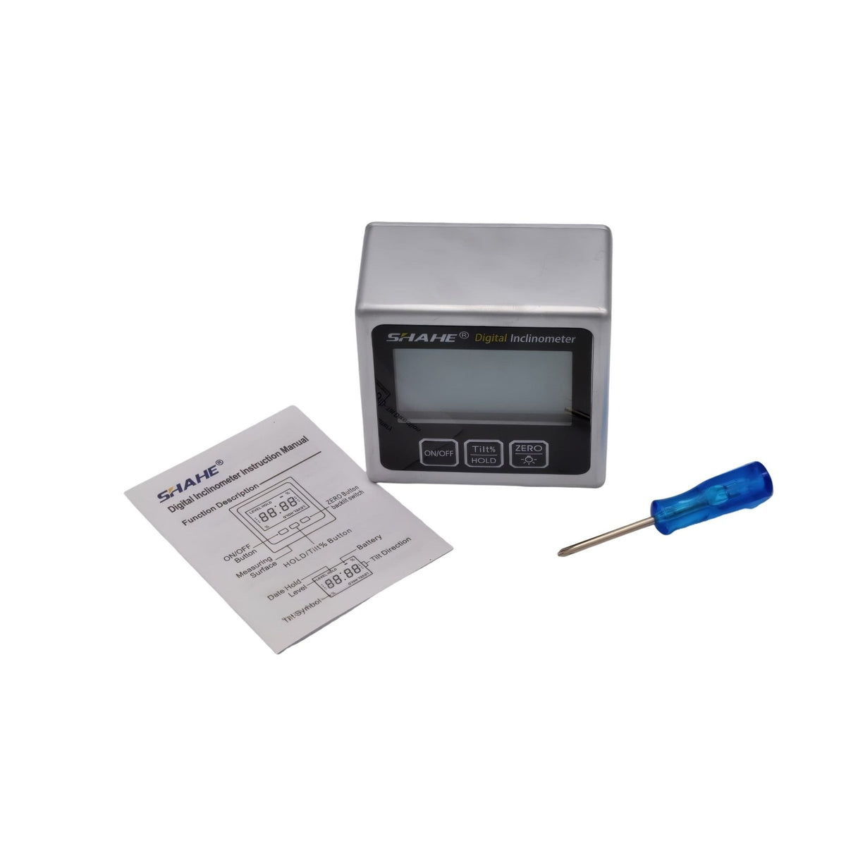 Metal Digital Spirit Level Angle Gauge with Magnetic Base LCD Display - Twin Eagle Imports