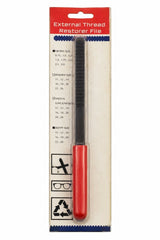 Metric External Thread Restoring File - 8-Pitch Thread Repair Tool 0.75 mm to 3.0 mm - Twin Eagle Imports