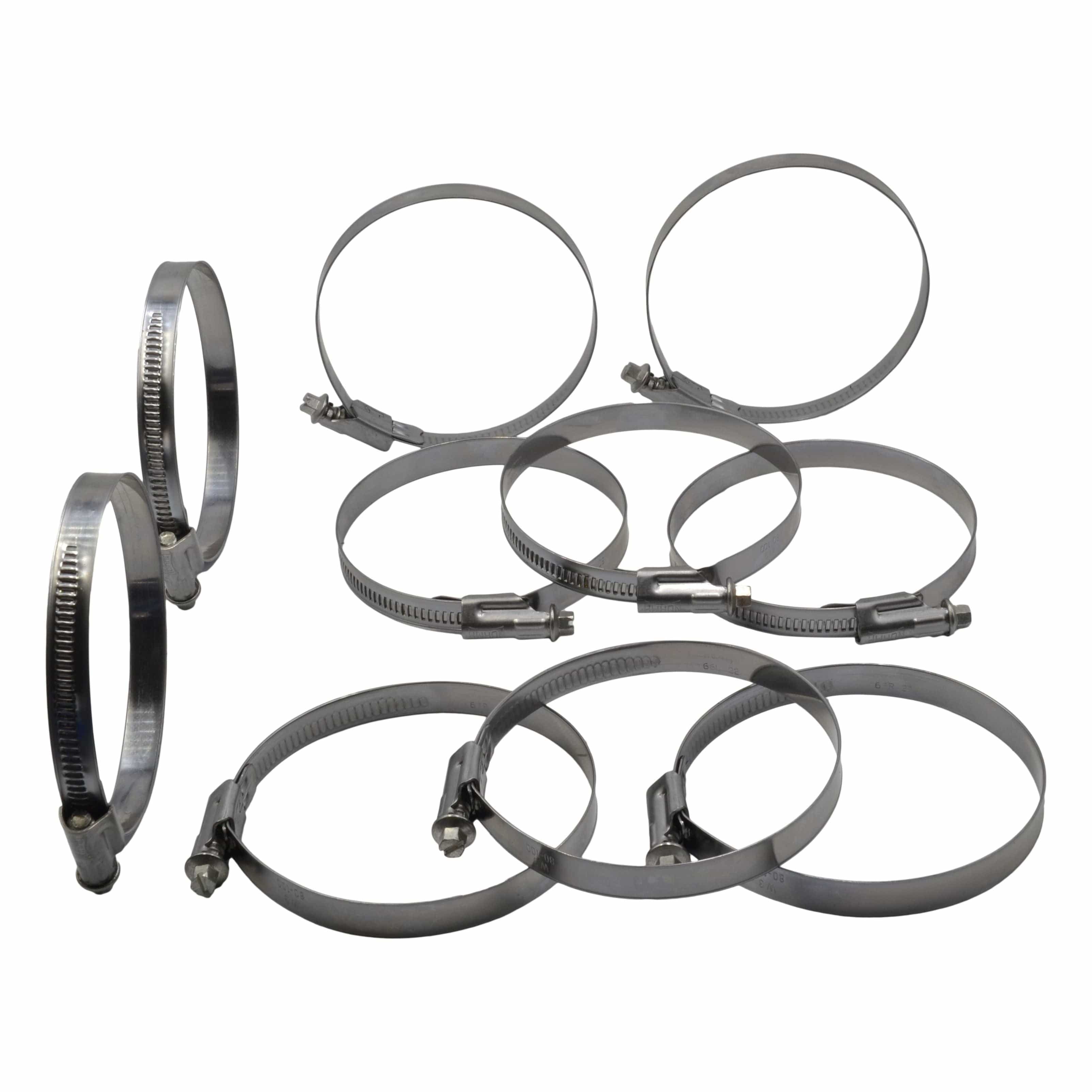 Norma Grab Kits 10 Piece Norma 304 Stainless Steel 80-100mm Worm Drive Hose Clamp