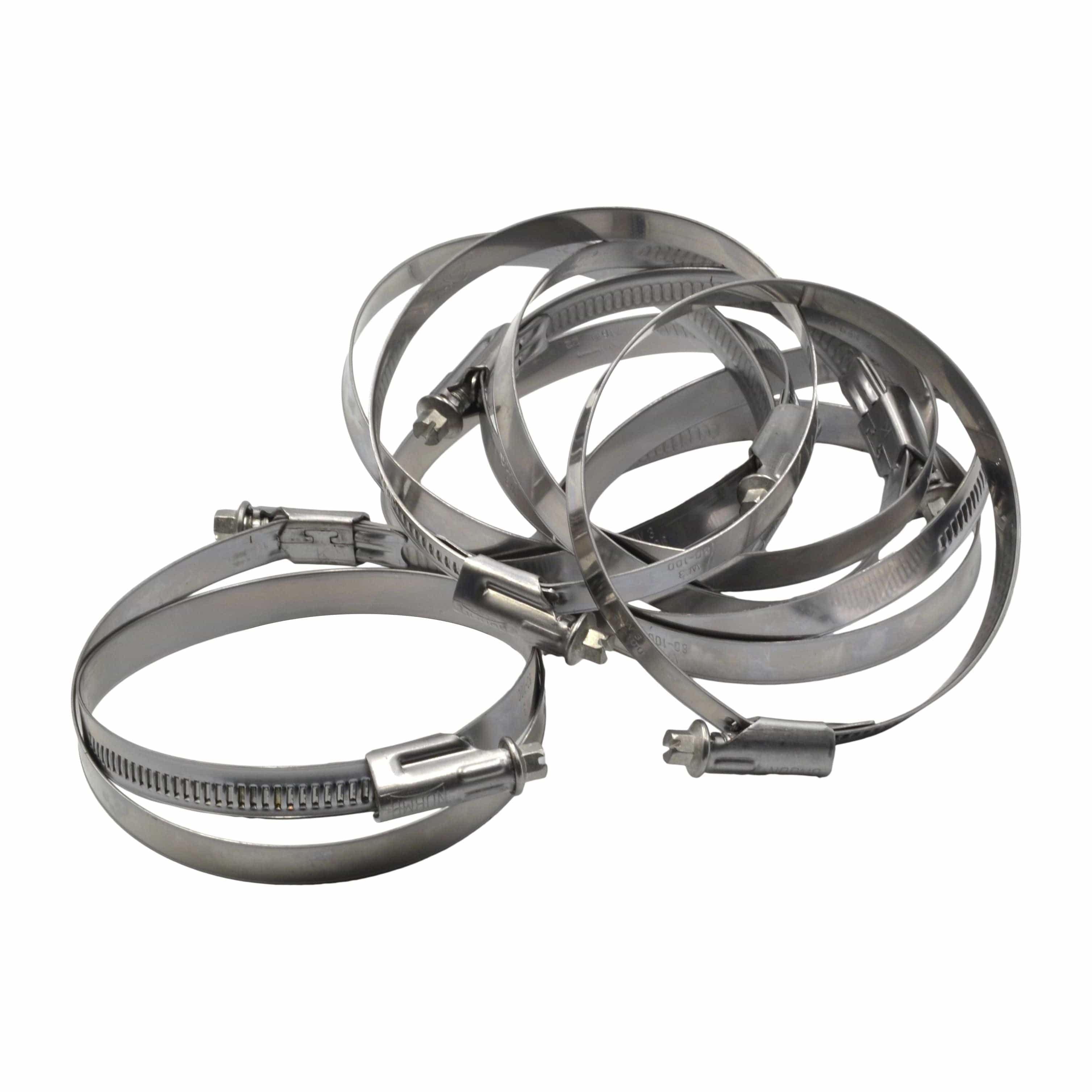 Norma Grab Kits 10 Piece Norma 304 Stainless Steel 80-100mm Worm Drive Hose Clamp