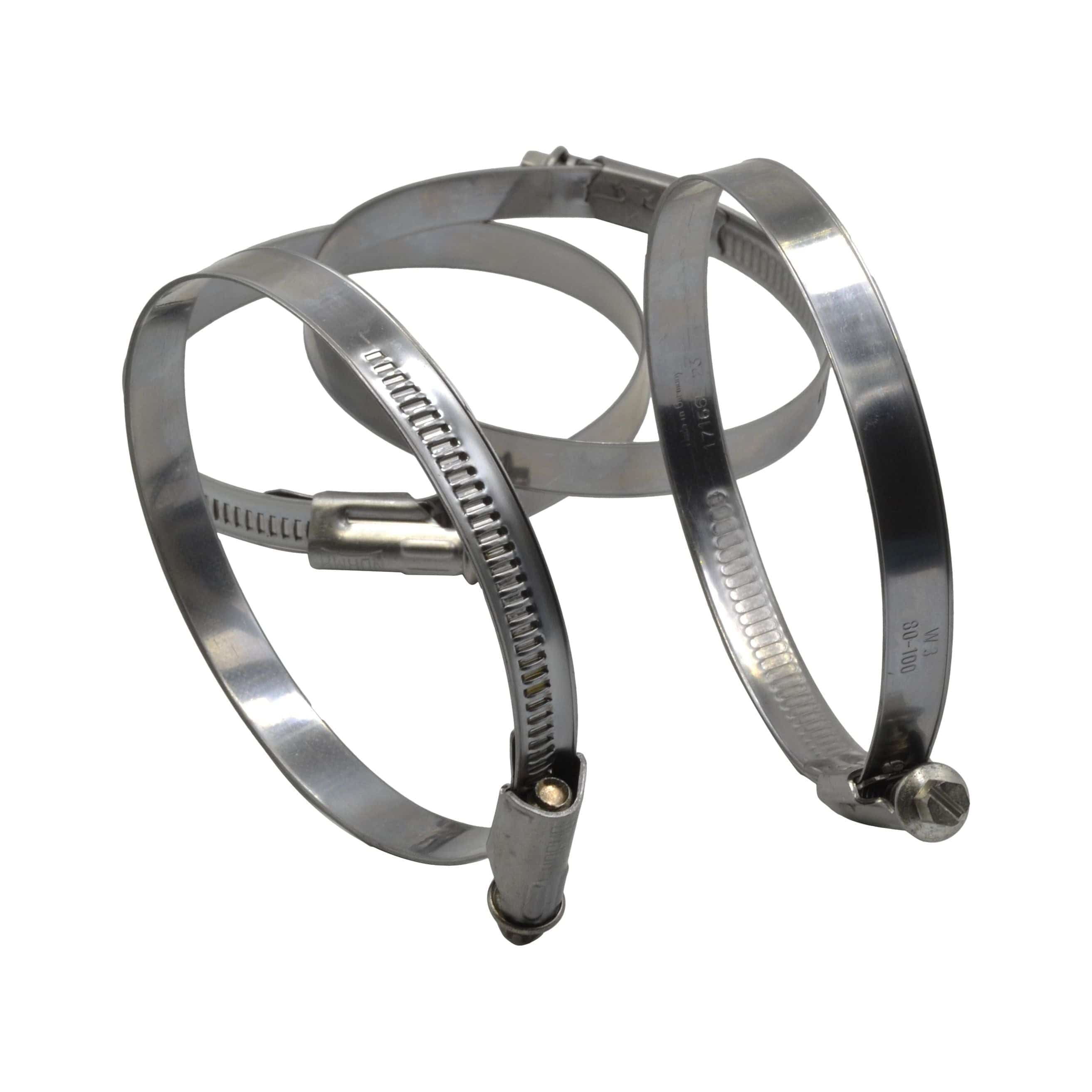 Norma Grab Kits 4 Piece Norma 304 Stainless Steel 80-100mm Worm Drive Hose Clamp