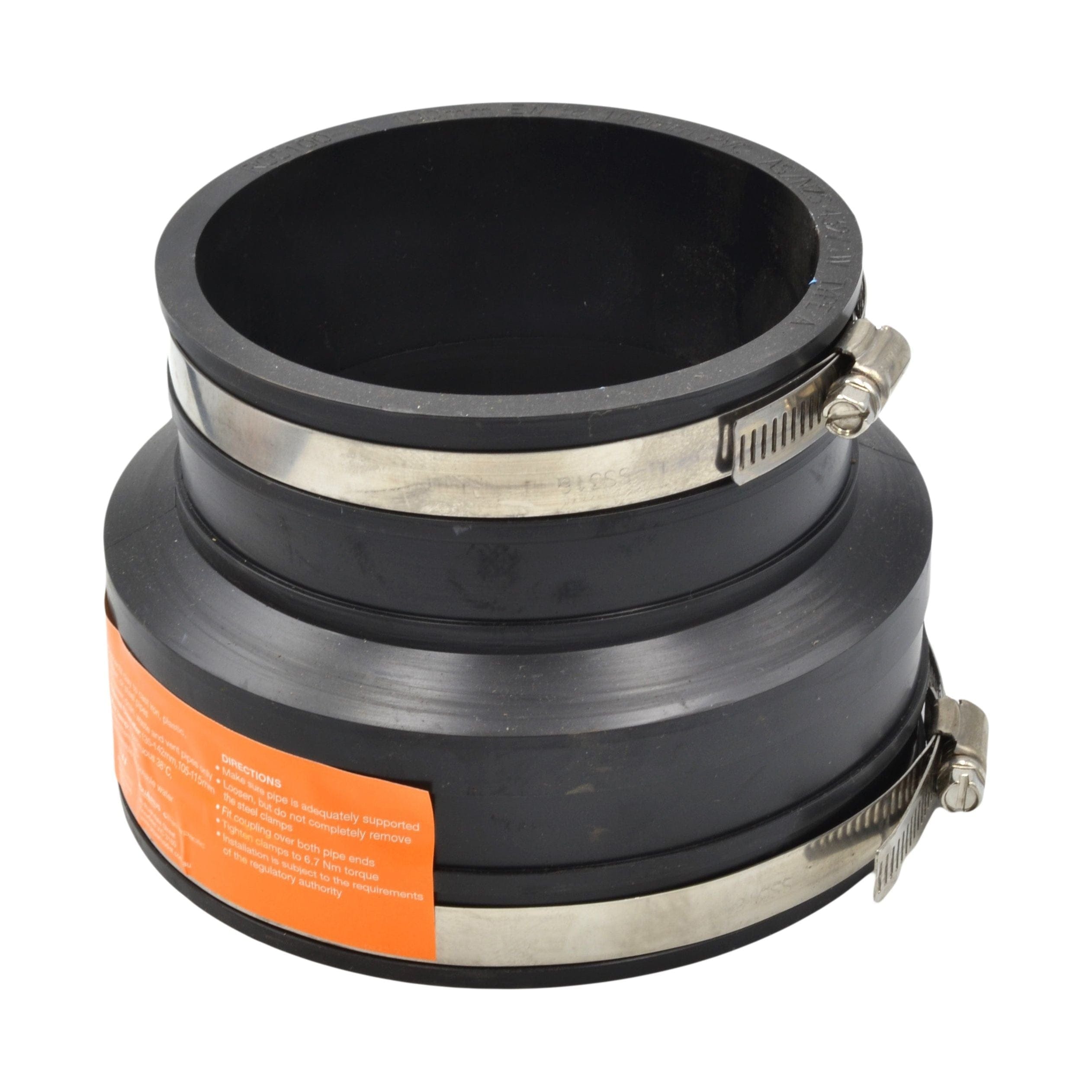 Octopus 100mm Type A PVC Flexible Quick Reducer Coupling