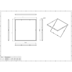 Pack of 3 Ductsure Access Panel White Powder Coated 18"x18" (457x457mm) - Twin Eagle Imports