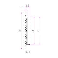 Pack of 6 Ductsure White Aluminium Vent Grille Square Slat (370x370mm) - Twin Eagle Imports