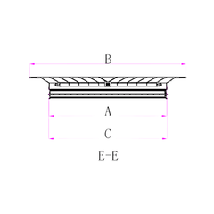 Pack of 6 Ductsure White Aluminium Vent Grille Square Slat (445x445mm) - Twin Eagle Imports