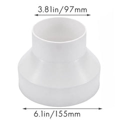 Pack of 60 Ventilation Duct Adapter 150mm to 100mm BJ150-100-60 - Twin Eagle Imports