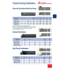 Carmex DER 1212 H16 External Thread Toolholder, 16 mm Insert