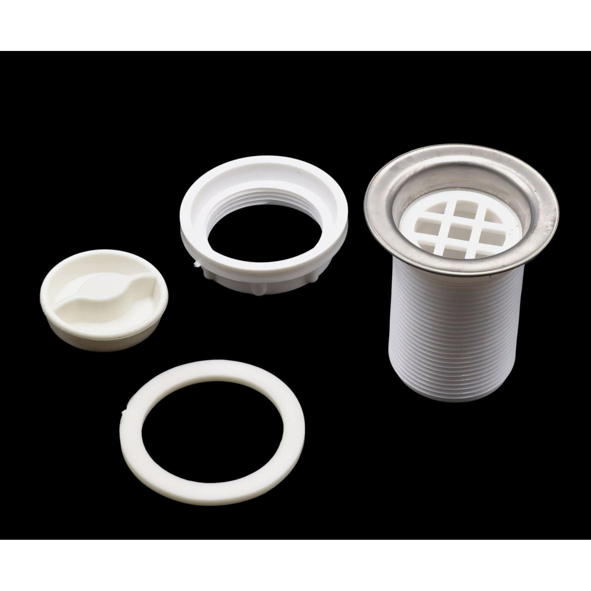 Plastec Drain Waste Extended 40mm Stainless Steel Plug and Waste Unit