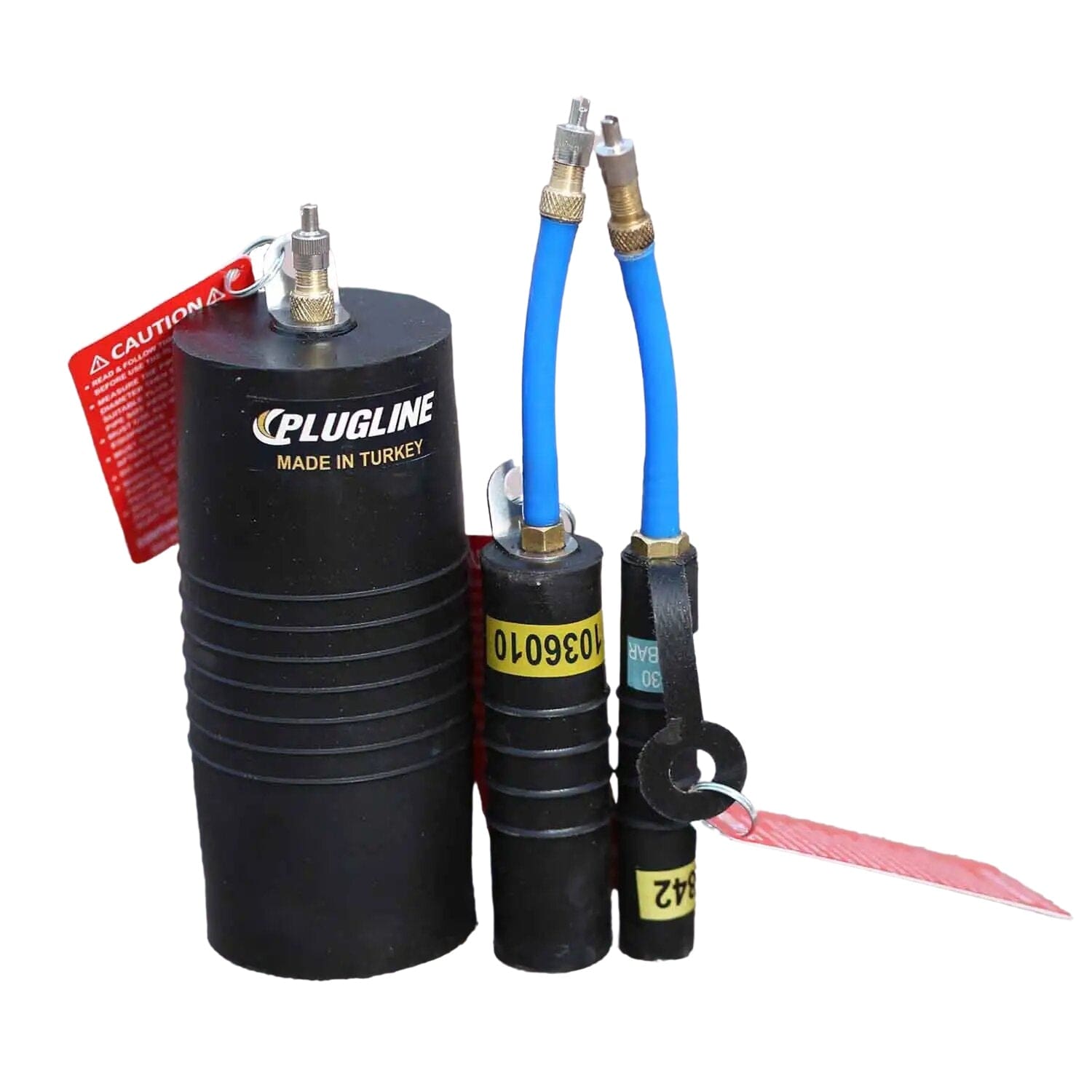 Plugline Expanding Plumbing Plug PLUGLINE 30 mm Inflatable Short Blocking Plug – Heavy-Duty Pipe Sealing Solution