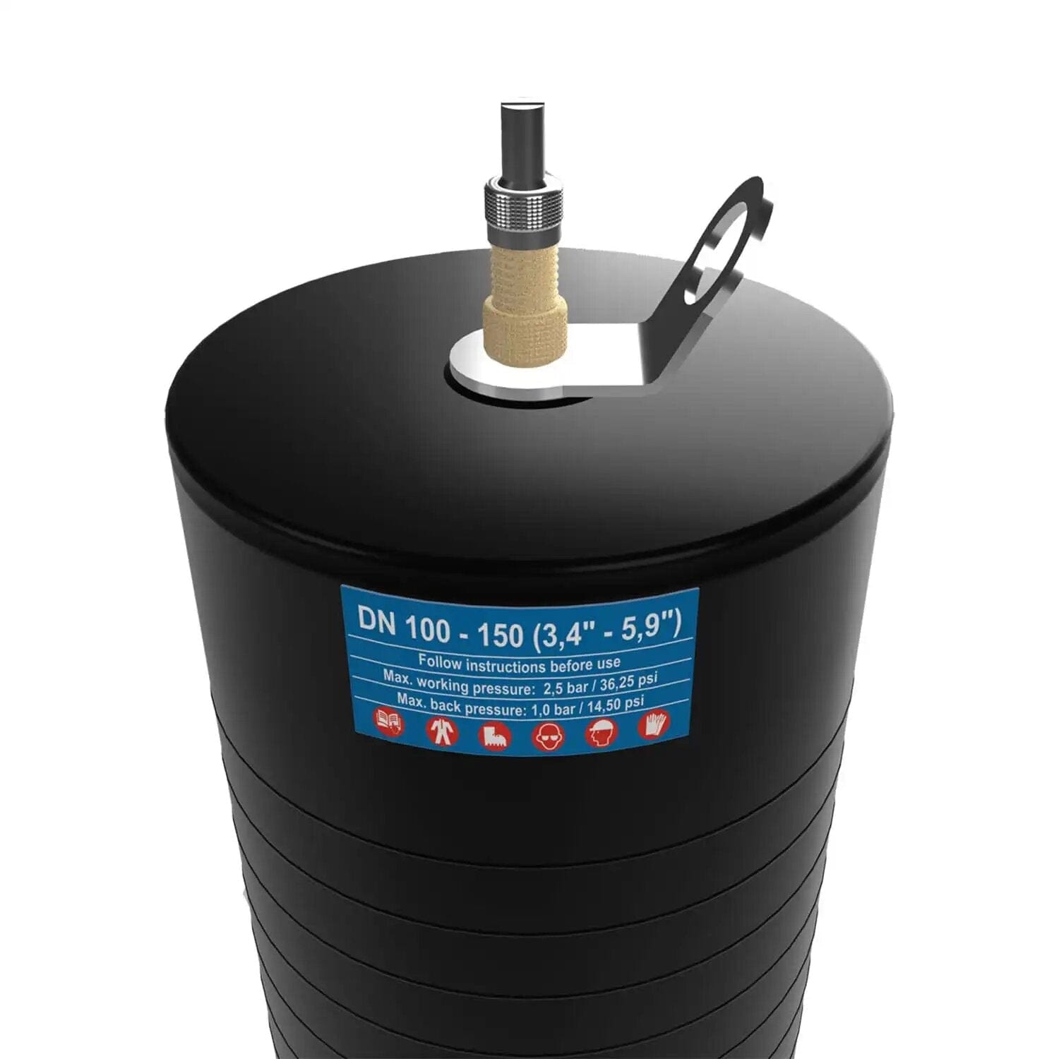 Plugline Expanding Plumbing Plug PLUGLINE 30 mm Inflatable Short Blocking Plug – Heavy-Duty Pipe Sealing Solution