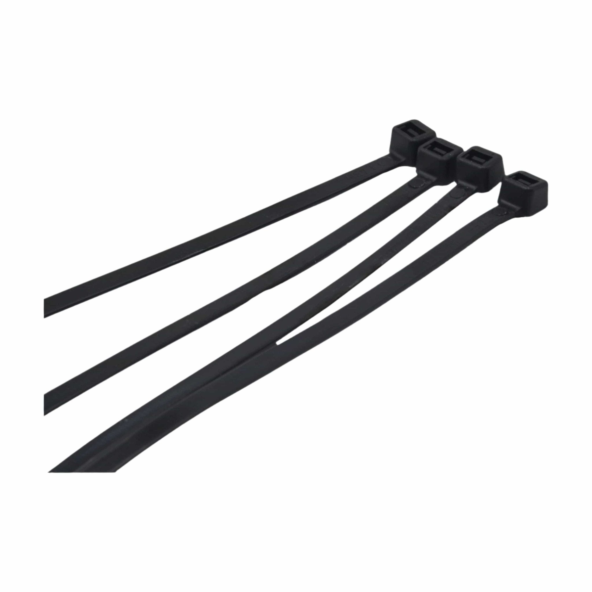 RAPTOR Black 200mm x 4.8mm Medium Duty Cable Ties, 20 Pack - Twin Eagle Imports