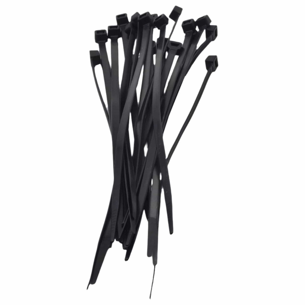 RAPTOR Black 200mm x 4.8mm Medium Duty Cable Ties, 20 Pack - Twin Eagle Imports
