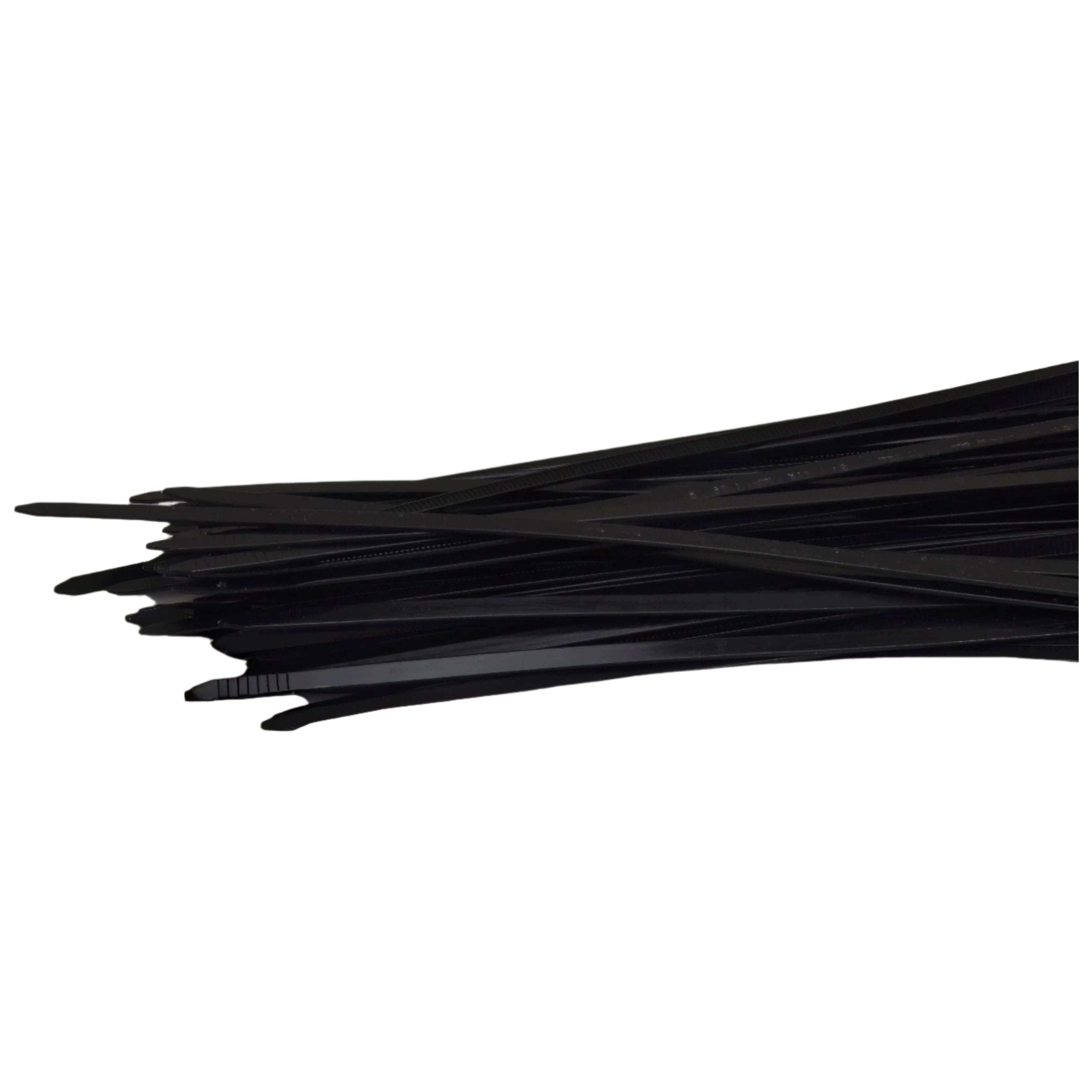 RAPTOR Black 370mm x 4.8mm Medium Duty Cable Ties, 100 Pack - Twin Eagle Imports