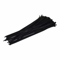 RAPTOR Black 370mm x 4.8mm Medium Duty Cable Ties, 100 Pack - Twin Eagle Imports