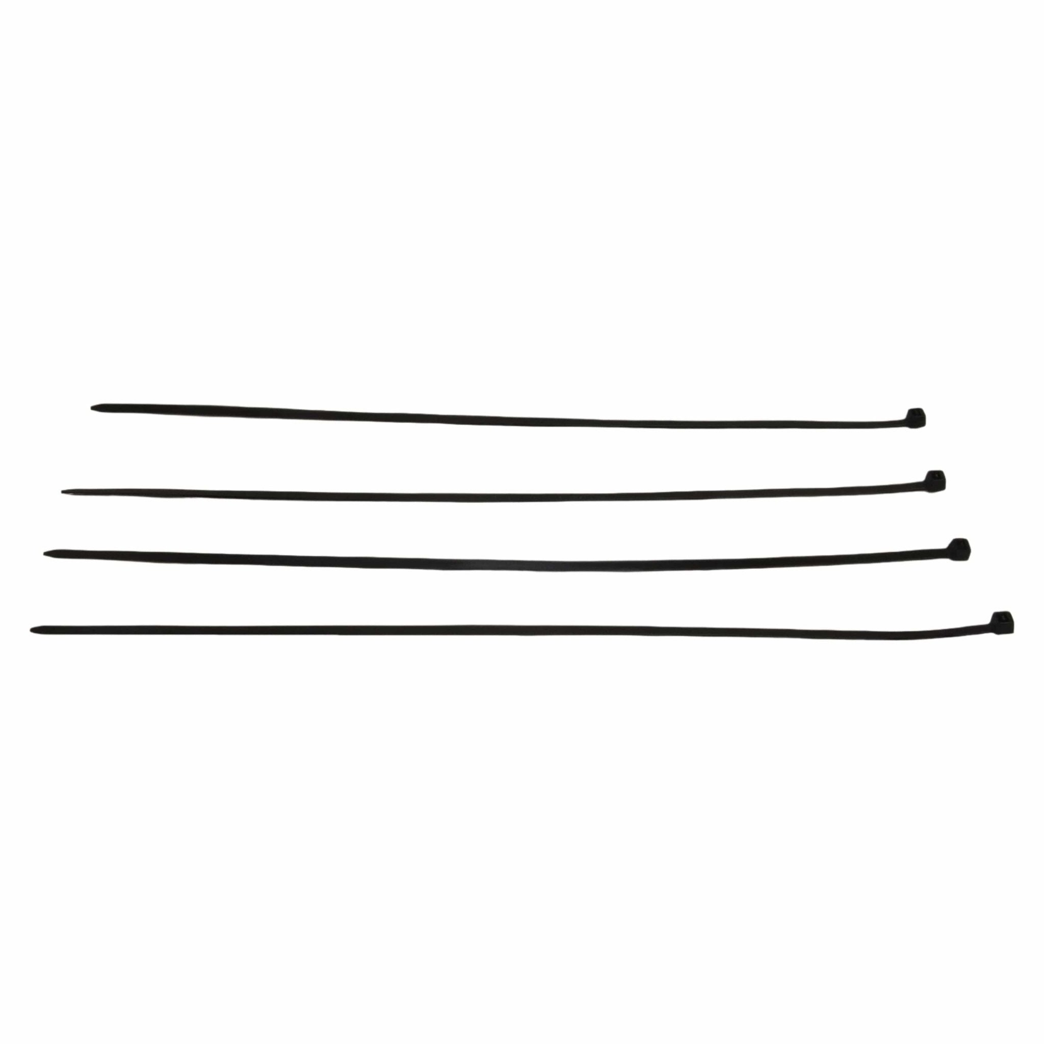 RAPTOR Black 370mm x 4.8mm Medium Duty Cable Ties, 100 Pack - Twin Eagle Imports