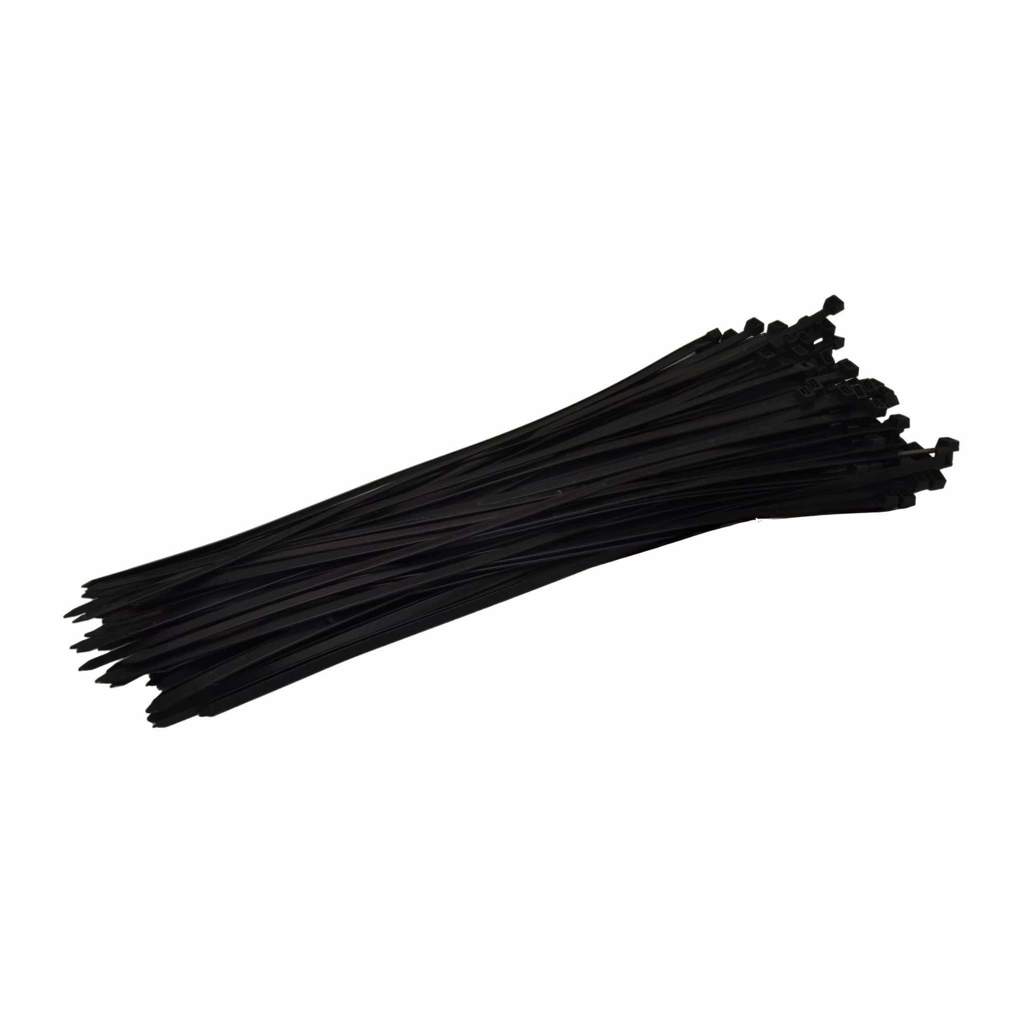 RAPTOR Black 450mm x 7.6mm Heavy Duty Cable Ties, 100 Pack - Twin Eagle Imports