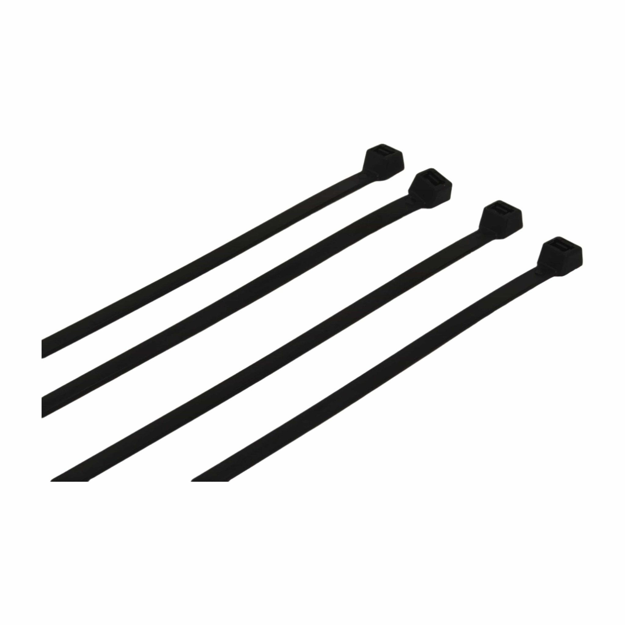 RAPTOR Black 550mm x 7.6mm Heavy Duty Cable Ties, 100 Pack - Twin Eagle Imports