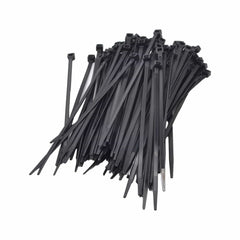 Raptor Cable Tie RAPTOR Black 150mm x 3.6mm Medium Duty Cable Ties, 100 Pack