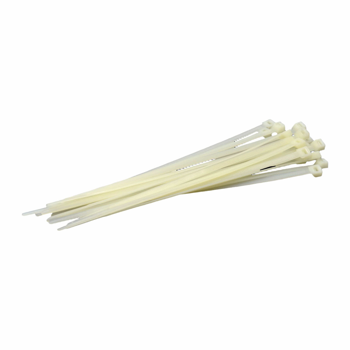 Raptor Cable Tie RAPTOR White 200mm x 4.8mm Medium Duty Cable Ties, 20 Pack