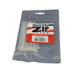 RAPTOR Natural 140mm x 3.6mm Medium Duty Cable Ties, 20 Pack - Twin Eagle Imports