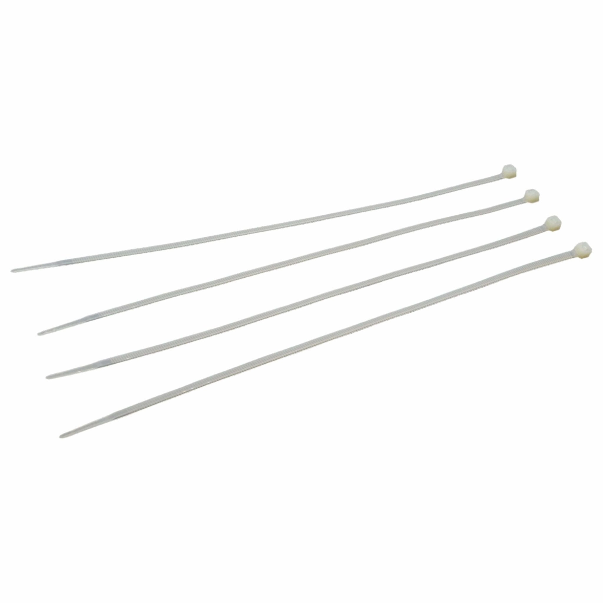 RAPTOR Natural 300mm x 4.8mm Medium Duty Cable Ties, 20 Pack - Twin Eagle Imports