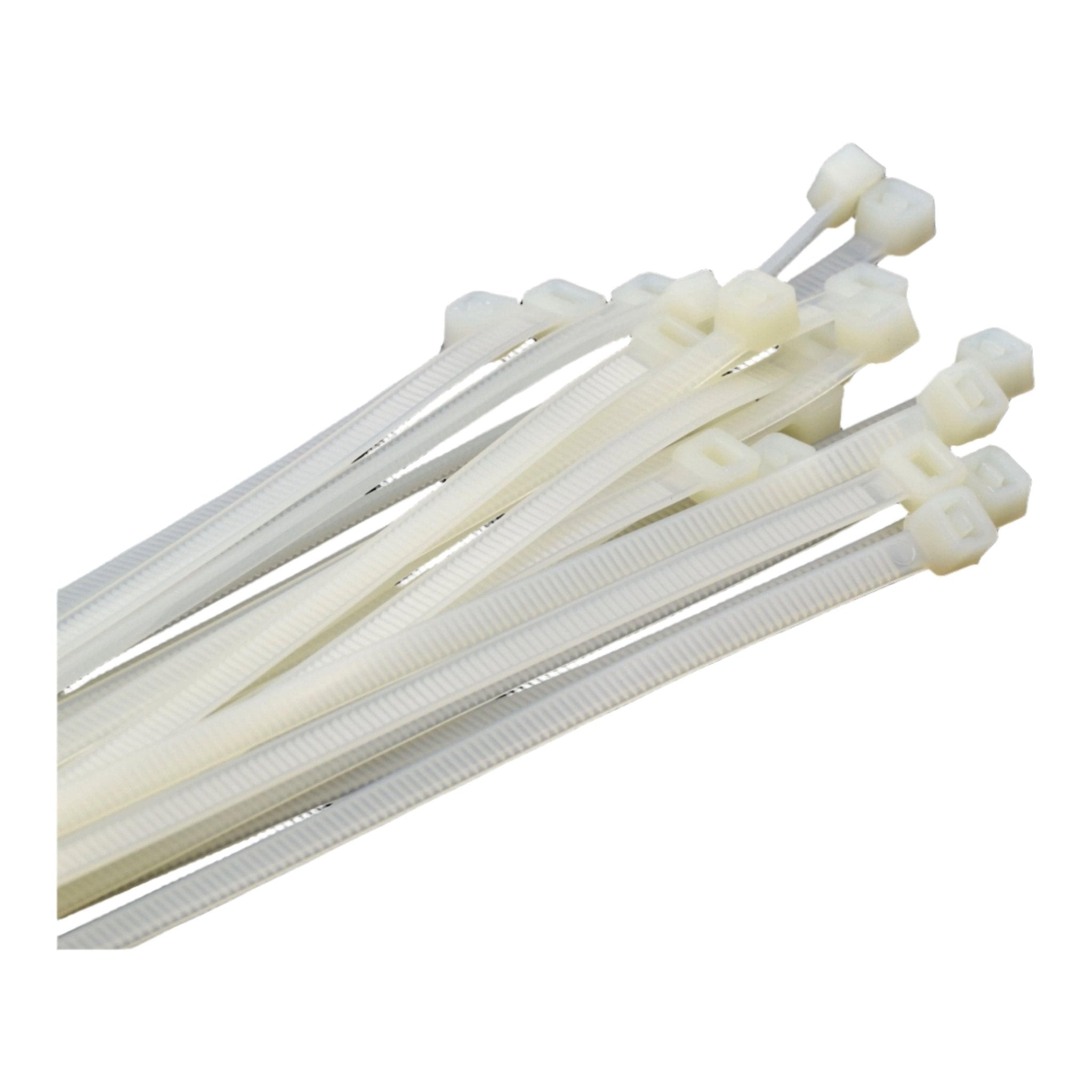 RAPTOR Natural 300mm x 4.8mm Medium Duty Cable Ties, 20 Pack - Twin Eagle Imports