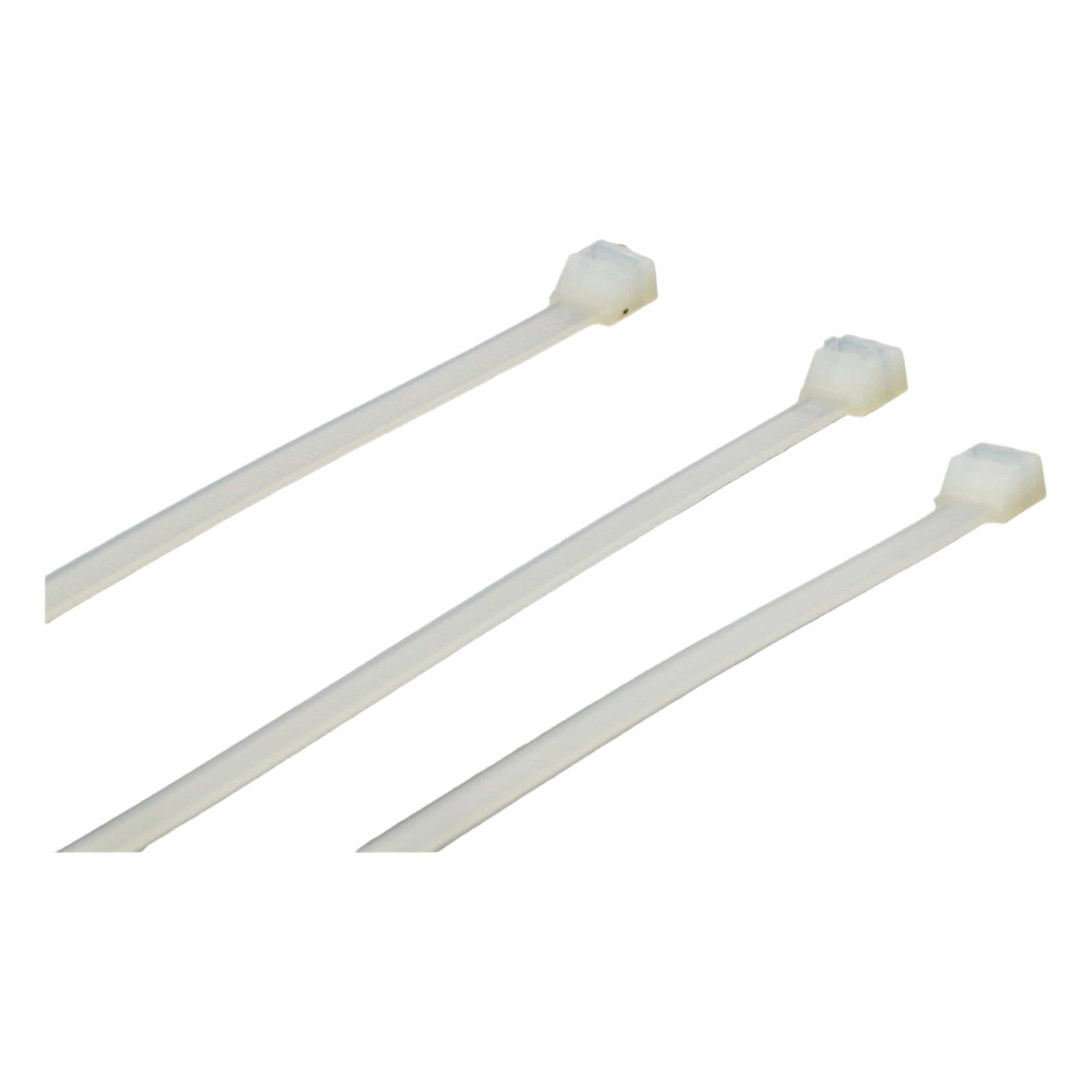 RAPTOR Natural 370mm x 4.8mm Medium Duty Cable Ties, 20 Pack - Twin Eagle Imports