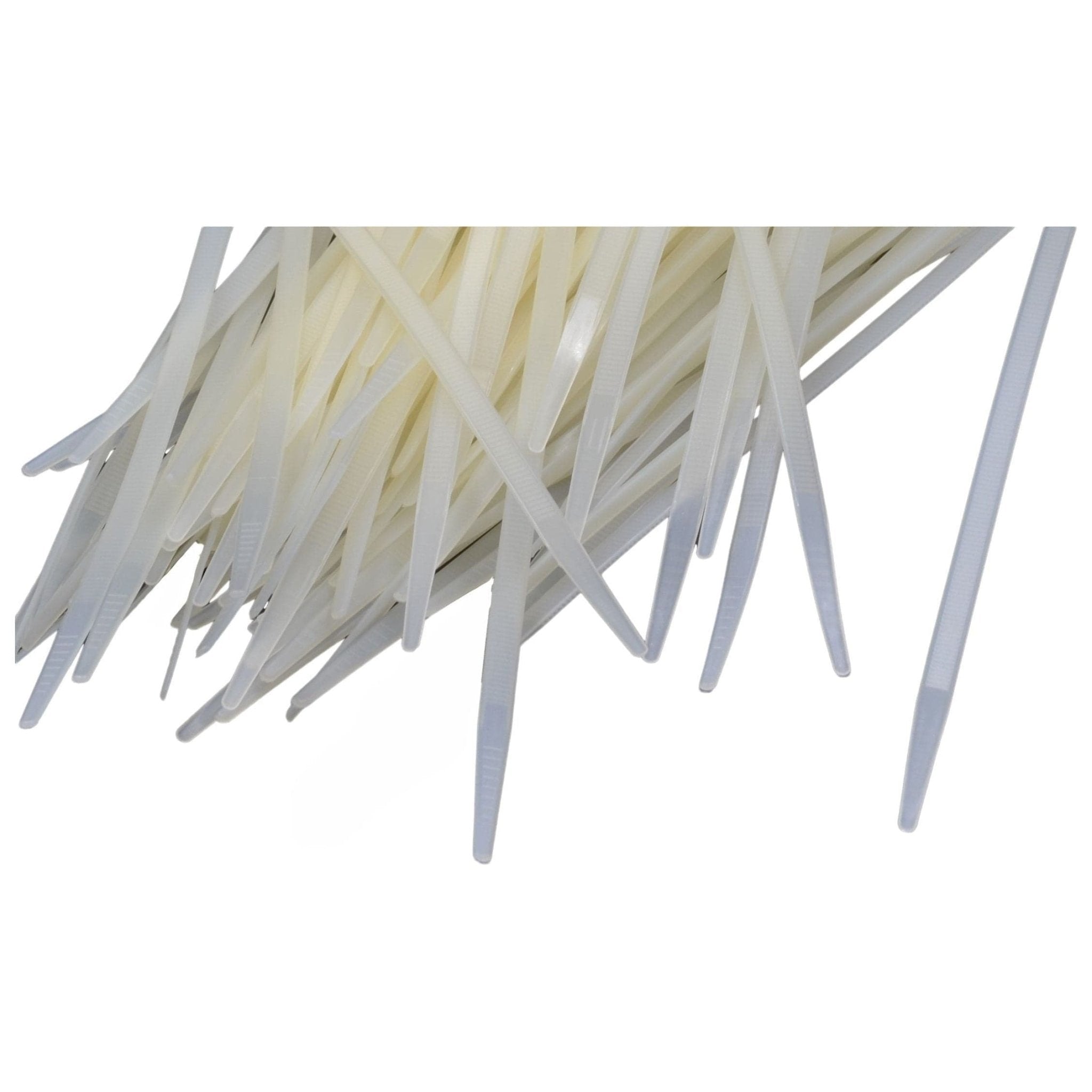 RAPTOR White 200mm x 4.8mm Medium Duty Cable Ties, 100 Pack - Twin Eagle Imports