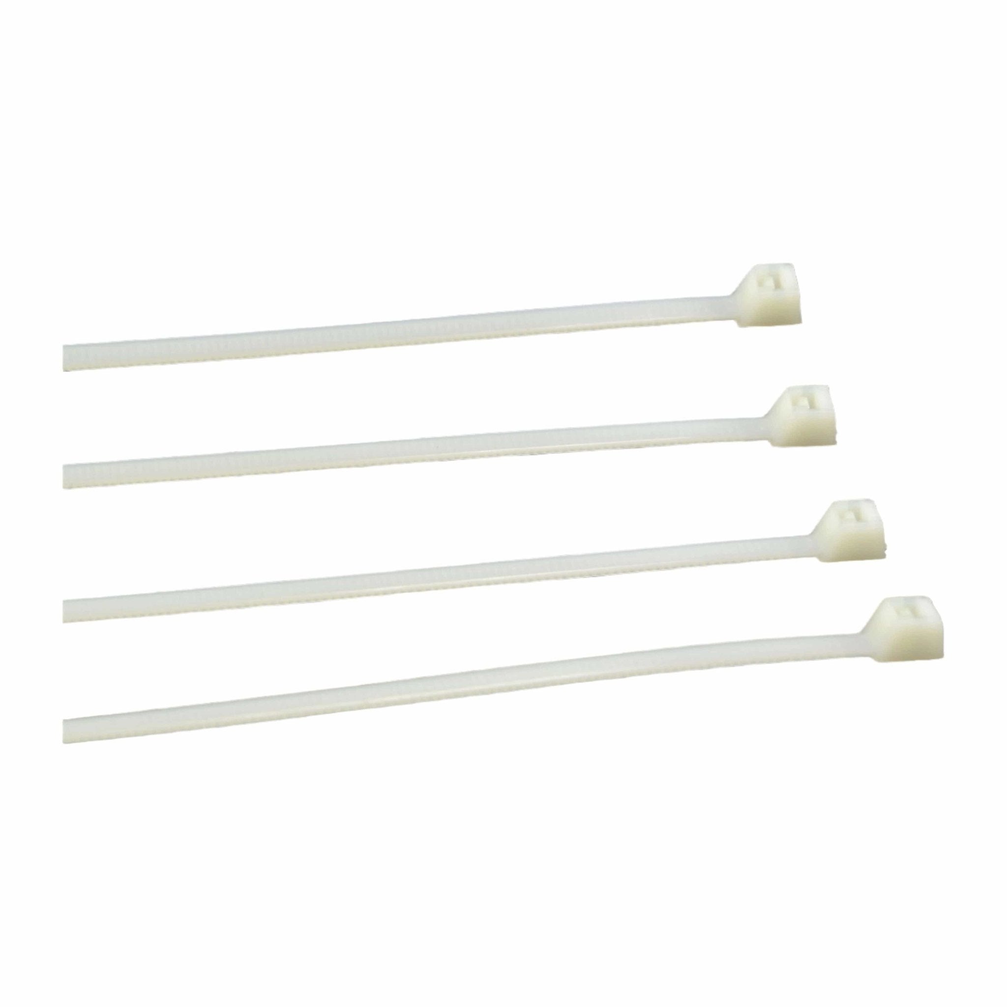 RAPTOR White 200mm x 4.8mm Medium Duty Cable Ties, 20 Pack - Twin Eagle Imports