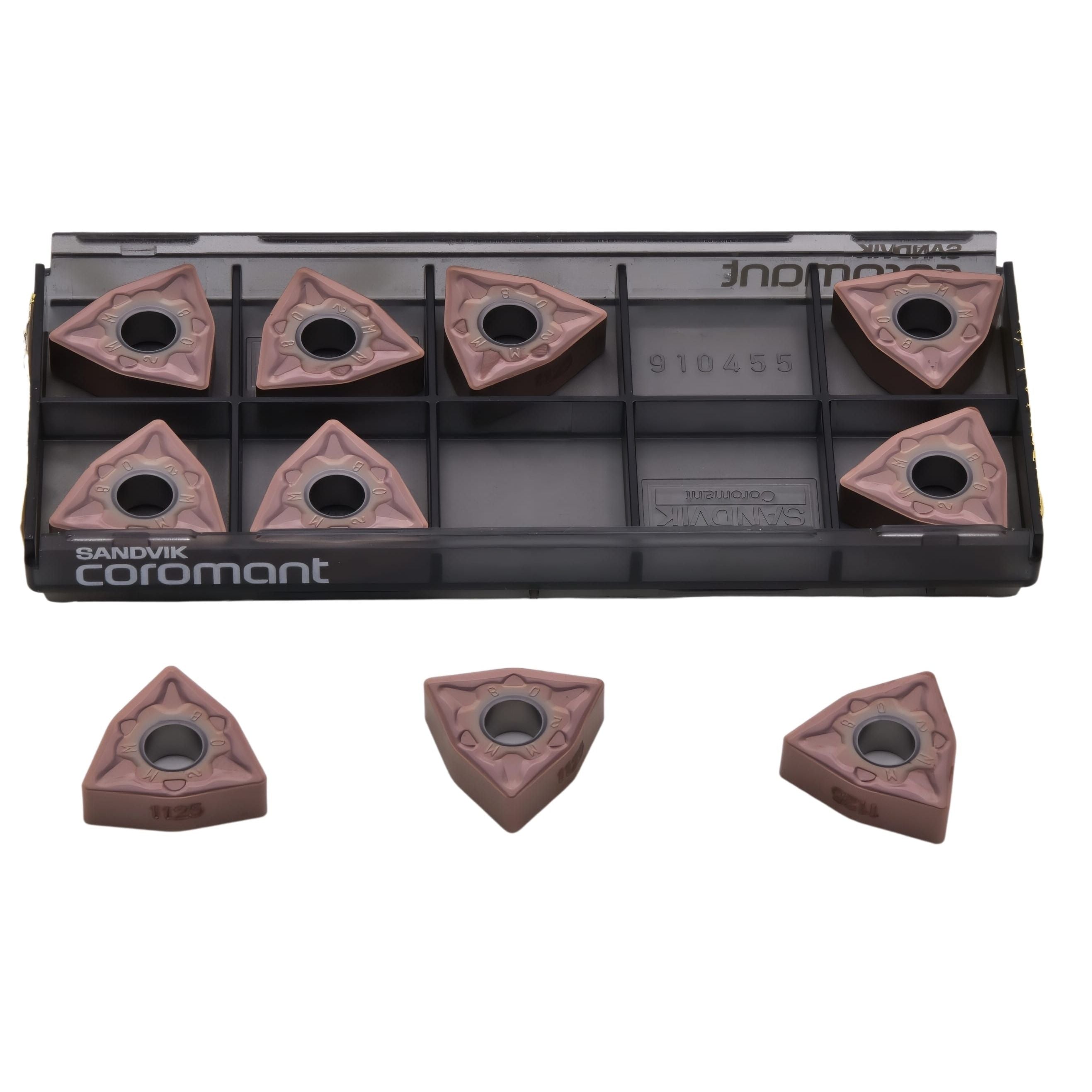 SANDVIK AUSTRALIA PTY LTD INSERTS 10pcs Sandvik WNMG 08 04 08-MM 1125 – Turning Insert (Medium, MM Chipbreaker)