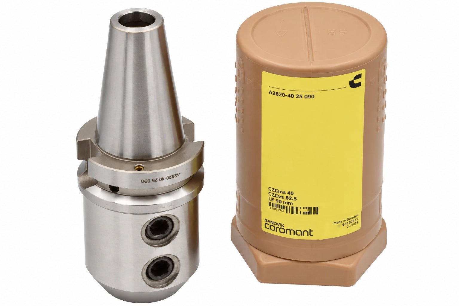 Sandvik BT40-SLN25-090 – Sidelock (Weldon) Holder (Ø25 mm Bore, BT40 Taper) - Twin Eagle Imports