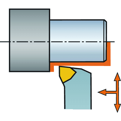 Sandvik Coromant MWLNR 2020K 08 External Turning Toolholder – 20×20mm Shank - Twin Eagle Imports