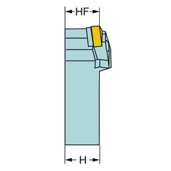 Sandvik Coromant MWLNR 2020K 08 External Turning Toolholder – 20×20mm Shank - Twin Eagle Imports