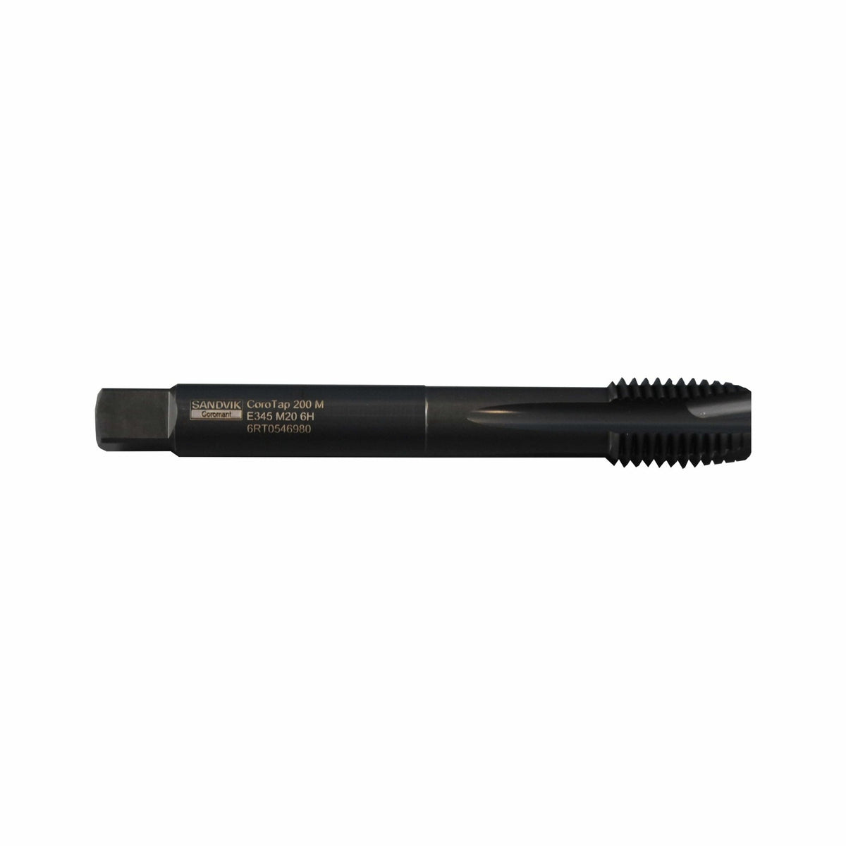 Sandvik HSS-PM Blue Gun Nose PVD FeN coated Tap 1/4" UNC, DIN 2184-1 Short Body - Twin Eagle Imports