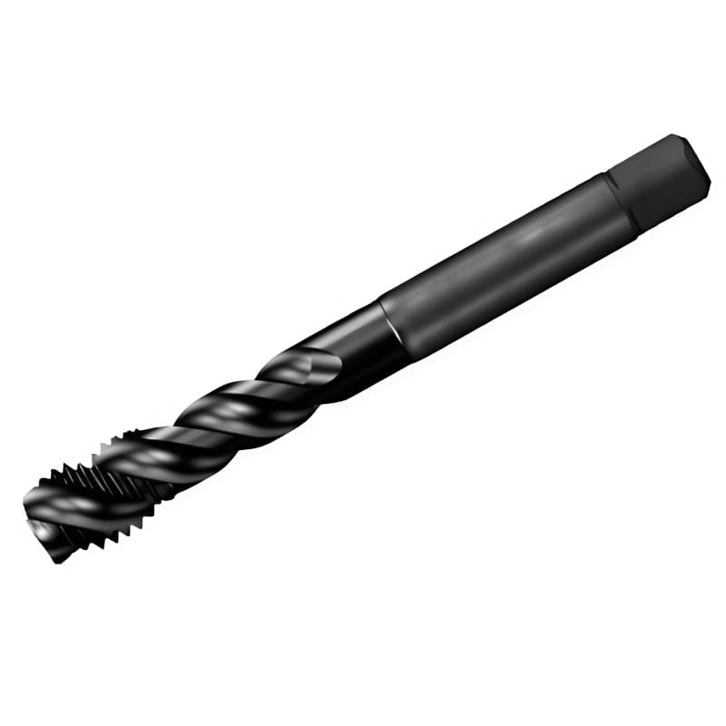 Sandvik HSS-PM Blue Spiral Flute PVD FeN coated Tap 5/8" UNC, DIN 2184-1 Long Body - Twin Eagle Imports