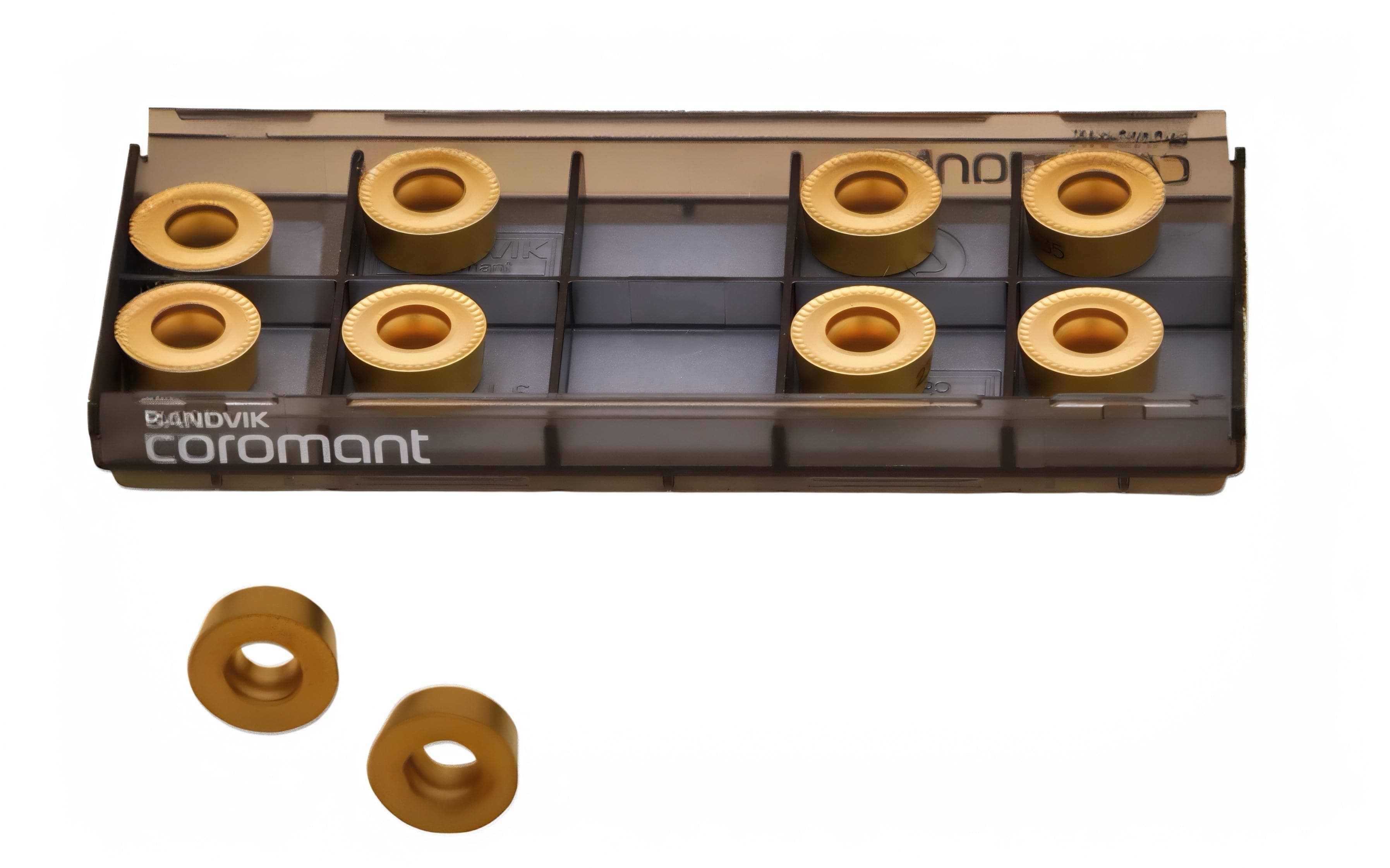 SANDVIK INSERT 10pc Sandvik Coromant RCMT 12 04 M0 235 Indexable Turning Insert – Round