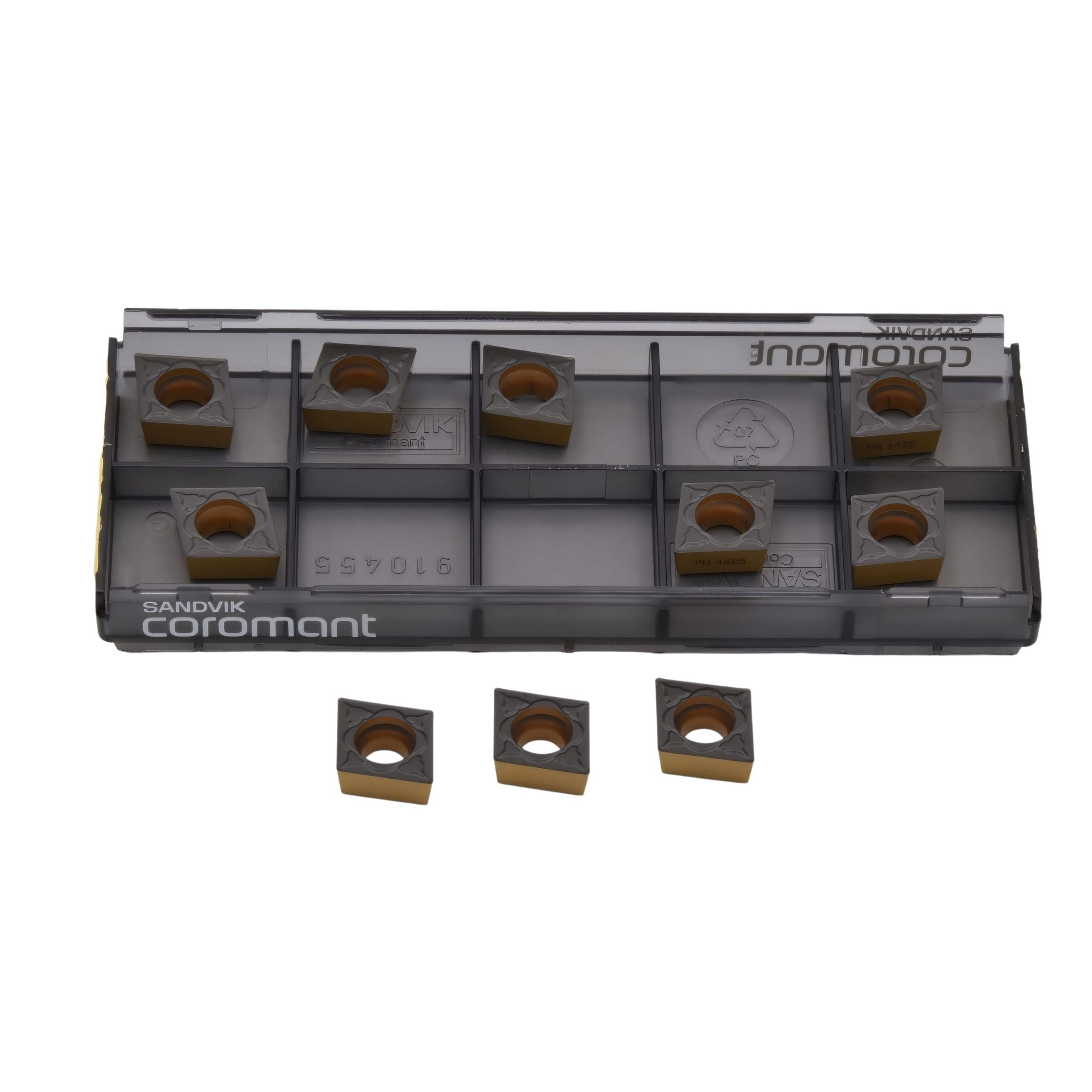 SANDVIK INSERT 10pc Sandvik Medium Chipbreaker - Steel / Cast Iron Grade Insert - CCMT 09 T3 04-PM 4425