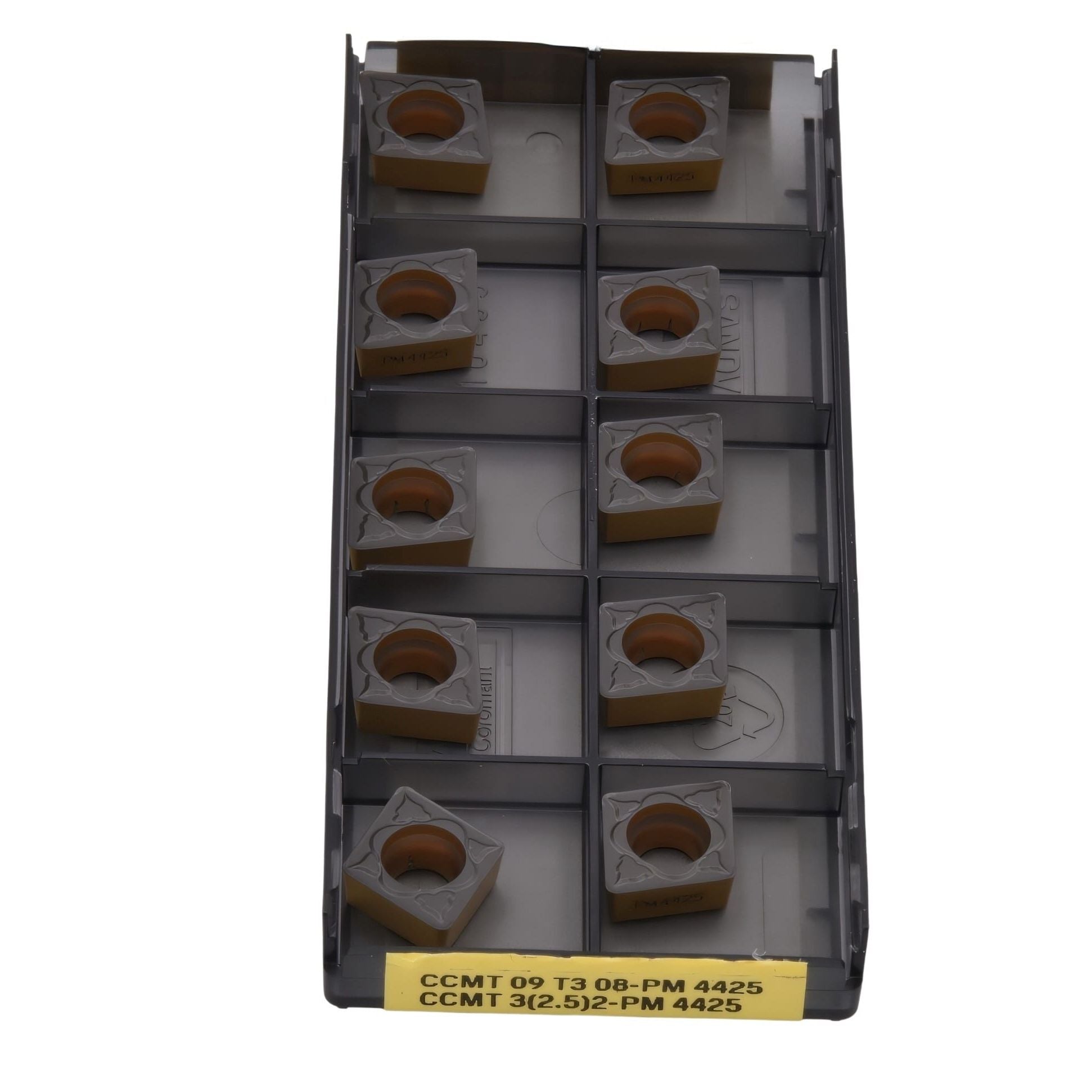 SANDVIK INSERT 10pc Sandvik Medium Chipbreaker - Steel / Cast Iron Grade Insert - CCMT 09 T3 08-PM 4425