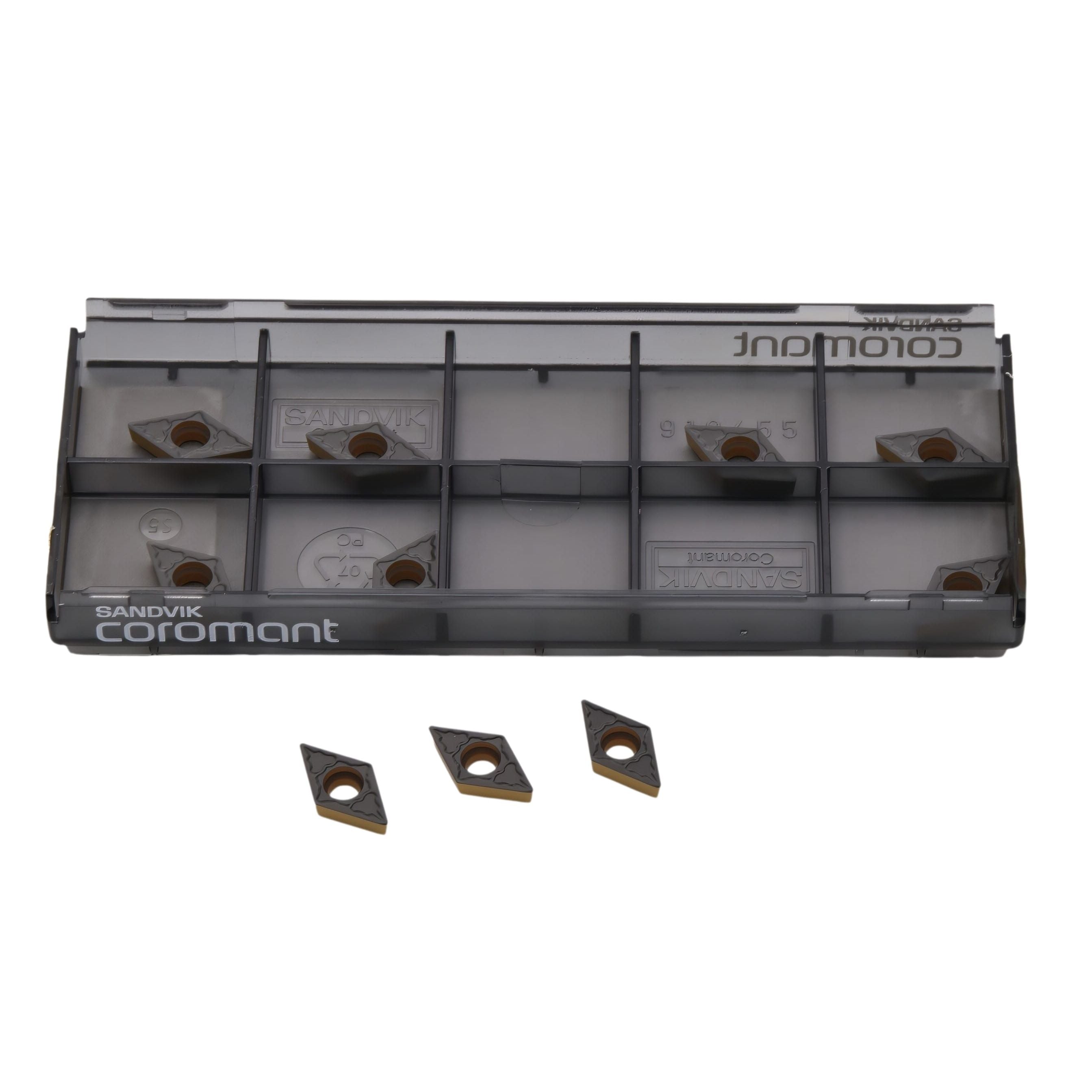 SANDVIK INSERT 10pcs Sandvik Medium Chipbreaker - Steel / Cast Iron Grade Insert - DCMT 07 02 04-PM 4425