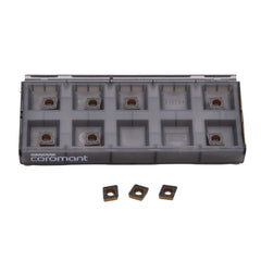 SANDVIK INSERTS 10pc Sandvik Coromant CCMT 06 02 08-PM 4425 Turning Insert (Suitable for Steel, Medium Chipbreaker)