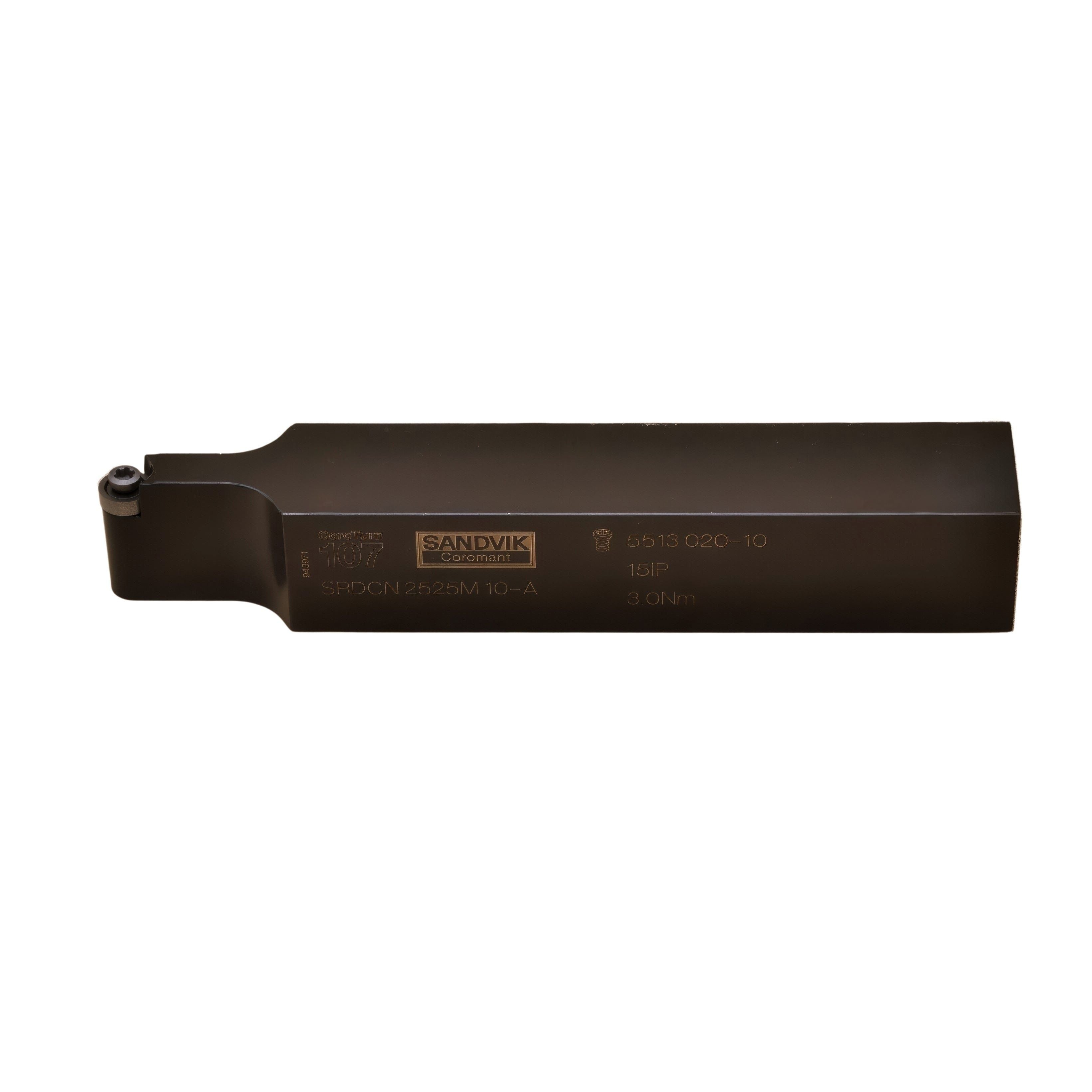 SANDVIK Manufacturing Sandvik SRDCN2525M10-A External Toolholder 25mm Square, To Suit RCMT10T3M0 Inserts