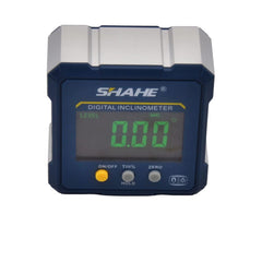 SHAHE MEASURING EQUIPMENT Aluminum Digital Protractor 4-Sided Magnetic Spirit Level 5350-90