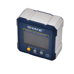 SHAHE MEASURING EQUIPMENT Aluminum Digital Protractor 4-Sided Magnetic Spirit Level 5350-90