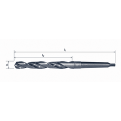 Somta 28.5mm HSS Morse Taper Shank Drill MT3 DIN 345 - Twin Eagle Imports