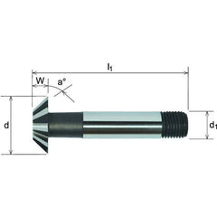 SOMTA Cutter Somta Series 378 – 32MM x 60 Deg HSS-Co Inverted Dovetail Cutter
