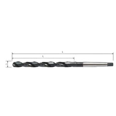 SOMTA Drill Bits Somta Series 242 - HSS No.1 Morse Taper Shank 200mm x 315mm Extra Length Drills 10.5mm